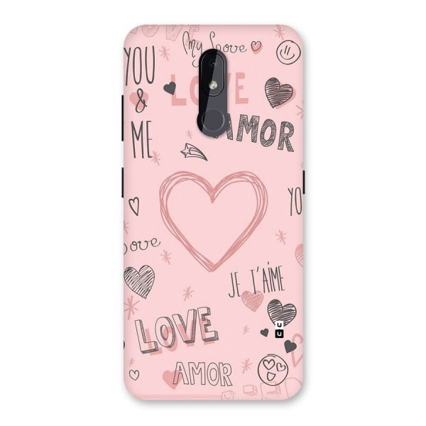 Love Amor Back Case for Nokia 3.2