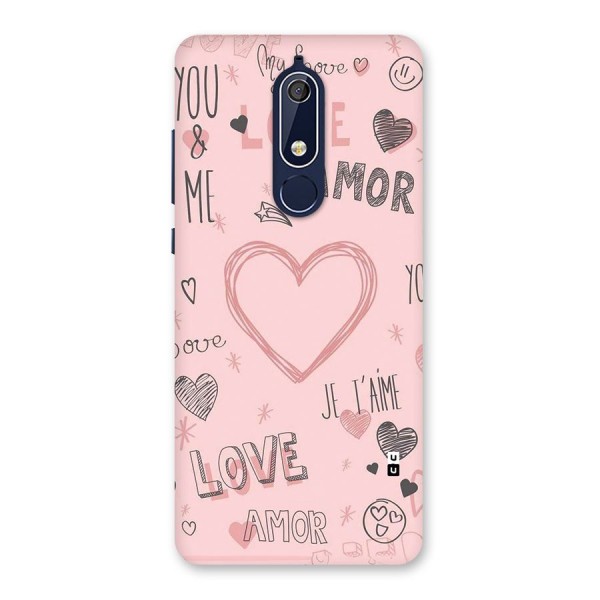 Love Amor Back Case for Nokia 5.1