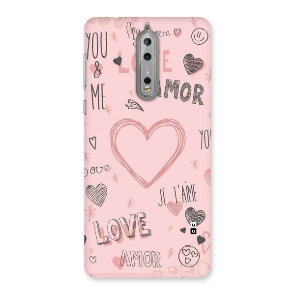 Love Amor Back Case for Nokia 8