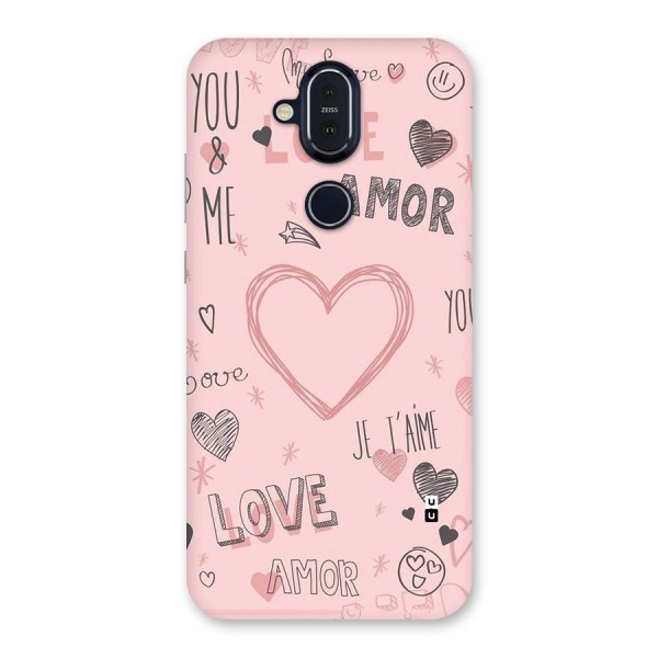 Love Amor Back Case for Nokia 8.1