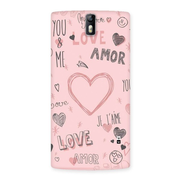 Love Amor Back Case for OnePlus One