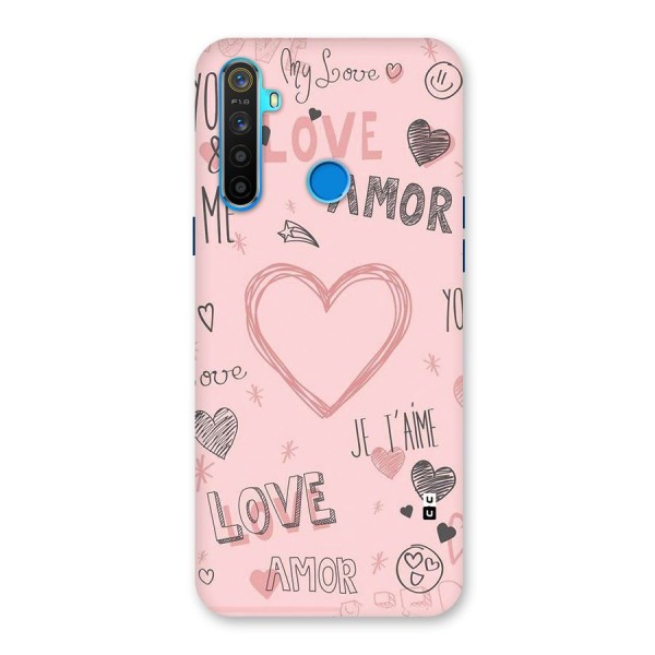 Love Amor Back Case for Realme 5s