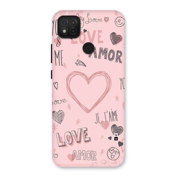 Love Amor Back Case for Redmi 9