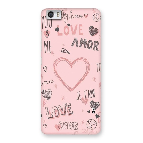 Love Amor Back Case for Redmi Mi 5