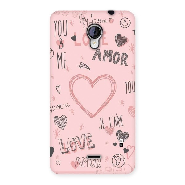 Love Amor Back Case for Unite 2 A106