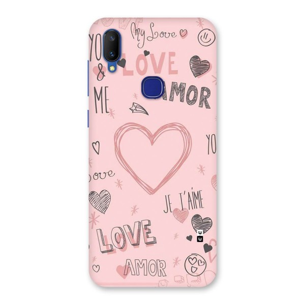 Love Amor Back Case for Vivo V11