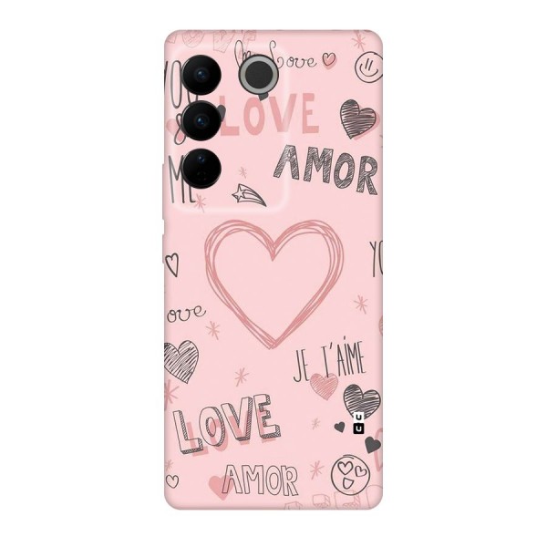 Love Amor Back Case for Vivo V27