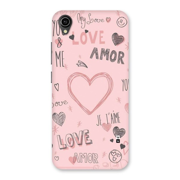 Love Amor Back Case for Vivo Y91i