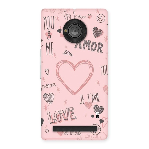 Love Amor Back Case for Yuphoria