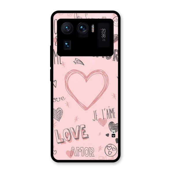 Love Amor Glass Back Case for Mi 11 Ultra