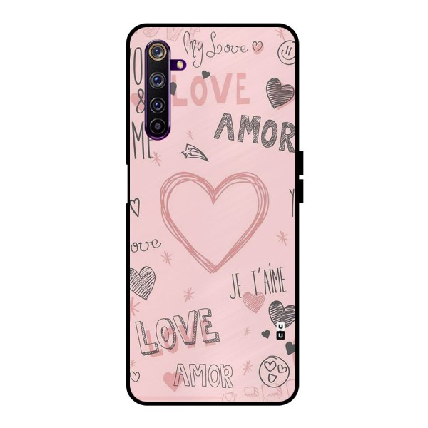 Love Amor Metal Back Case for Realme 6 Pro