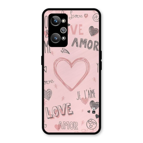 Love Amor Metal Back Case for Realme GT 2