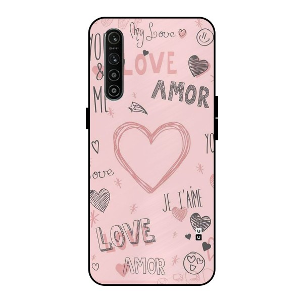 Love Amor Metal Back Case for Realme XT