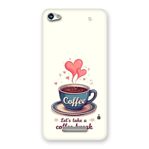 Love Coffee Break Back Case for Canvas Hue 2 A316