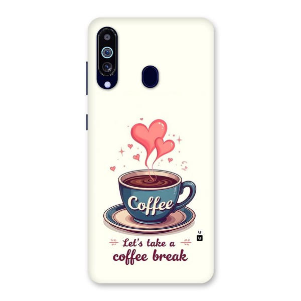 Love Coffee Break Back Case for Galaxy A60