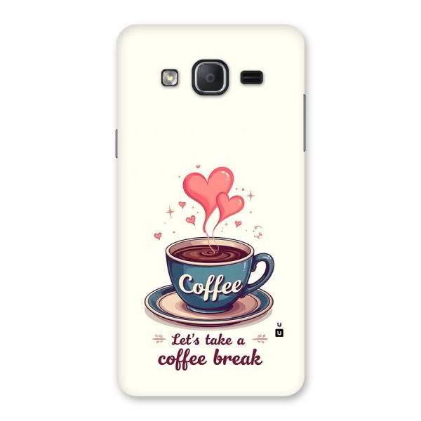 Love Coffee Break Back Case for Galaxy On7 2015