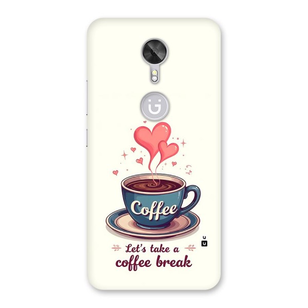 Love Coffee Break Back Case for Gionee A1