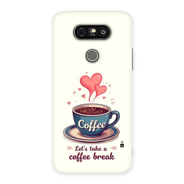 Love Coffee Break Back Case for LG G5