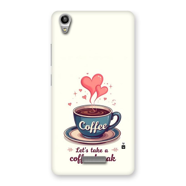 Love Coffee Break Back Case for Lava Pixel V1