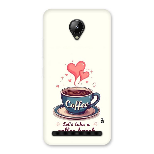 Love Coffee Break Back Case for Lenovo C2