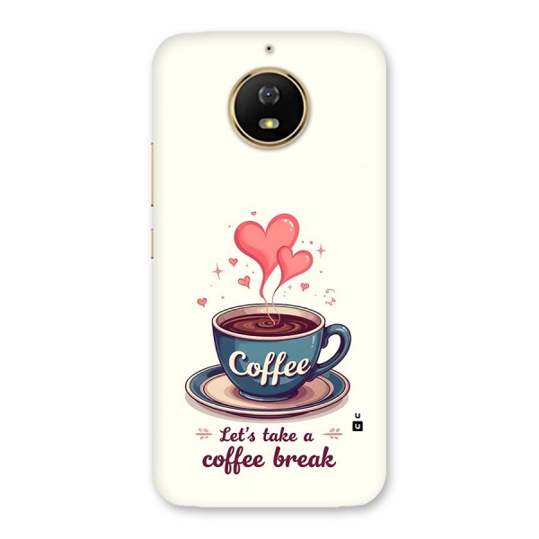 Love Coffee Break Back Case for Moto G5s