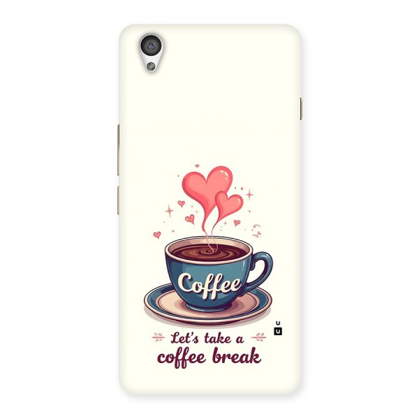 Love Coffee Break Back Case for OnePlus X