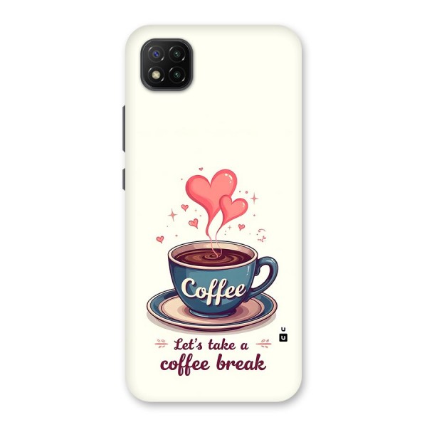 Love Coffee Break Back Case for Poco C3