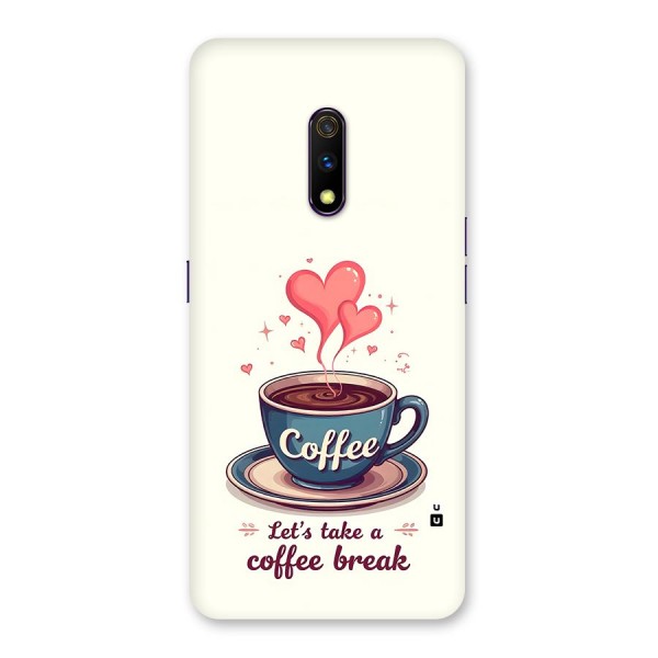 Love Coffee Break Back Case for Realme X