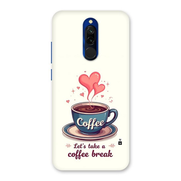 Love Coffee Break Back Case for Redmi 8