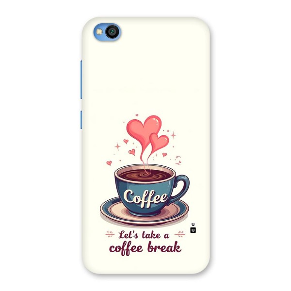 Love Coffee Break Back Case for Redmi Go