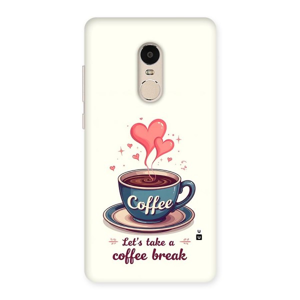 Love Coffee Break Back Case for Redmi Note 4