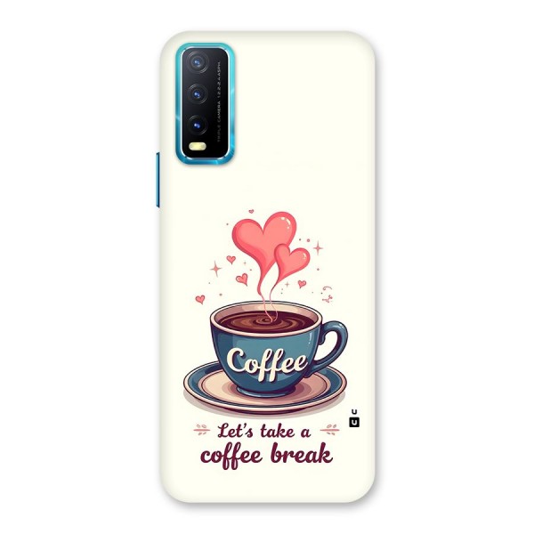 Love Coffee Break Back Case for Vivo Y12s