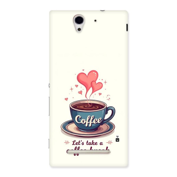 Love Coffee Break Back Case for Xperia C3