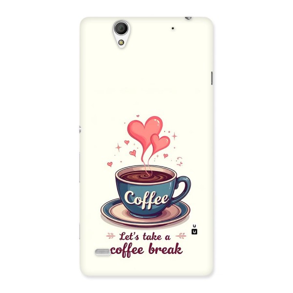 Love Coffee Break Back Case for Xperia C4