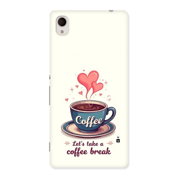 Love Coffee Break Back Case for Xperia M4