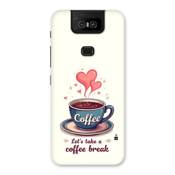 Love Coffee Break Back Case for Zenfone 6z