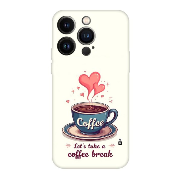 Love Coffee Break Back Case for iPhone 14 Pro