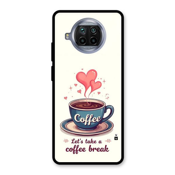 Love Coffee Break Glass Back Case for Mi 10i