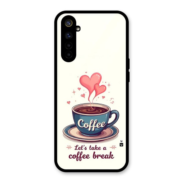 Love Coffee Break Glass Back Case for Realme 6