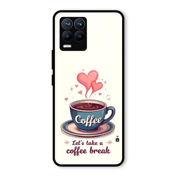 Love Coffee Break Glass Back Case for Realme 8