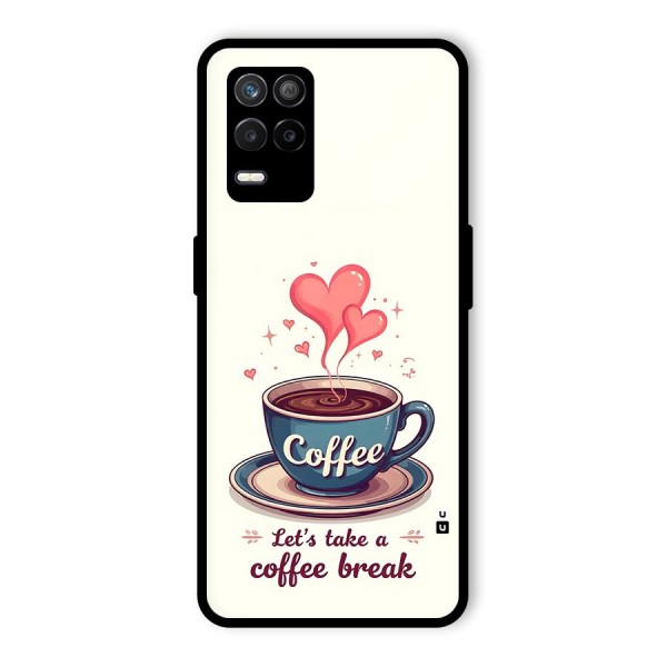 Love Coffee Break Glass Back Case for Realme 9 5G