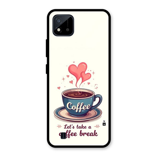 Love Coffee Break Glass Back Case for Realme C11 2021