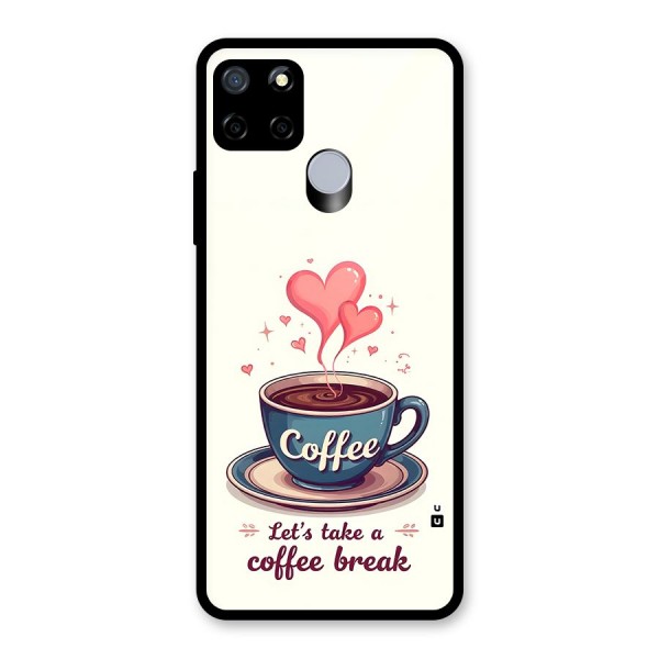 Love Coffee Break Glass Back Case for Realme C15