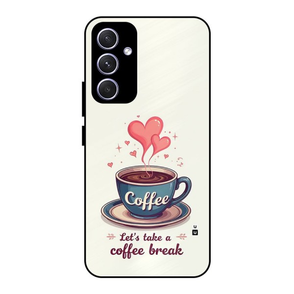 Love Coffee Break Metal Back Case for Galaxy A54