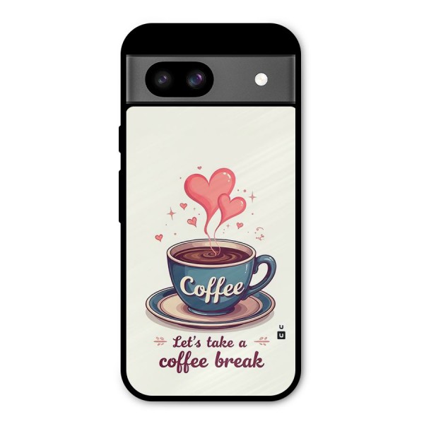 Love Coffee Break Metal Back Case for Google Pixel 8a