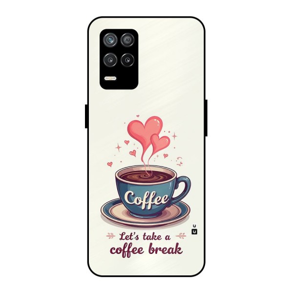 Love Coffee Break Metal Back Case for Realme 8s 5G