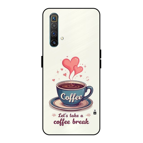 Love Coffee Break Metal Back Case for Realme X3 SuperZoom