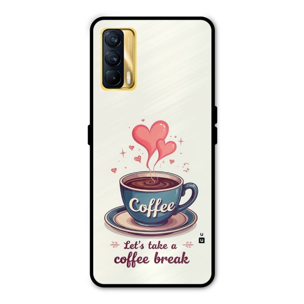 Love Coffee Break Metal Back Case for Realme X7