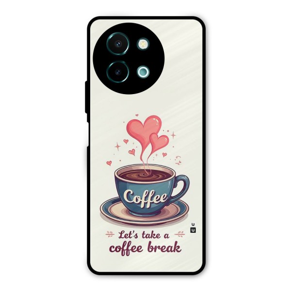 Love Coffee Break Metal Back Case for Vivo Y58