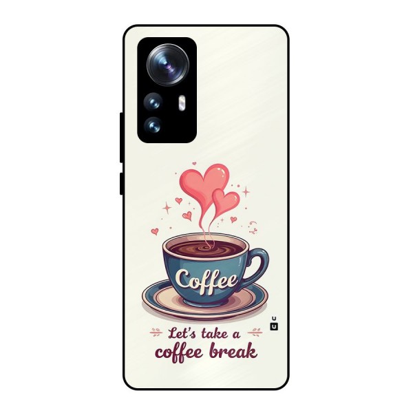 Love Coffee Break Metal Back Case for Xiaomi 12 Pro